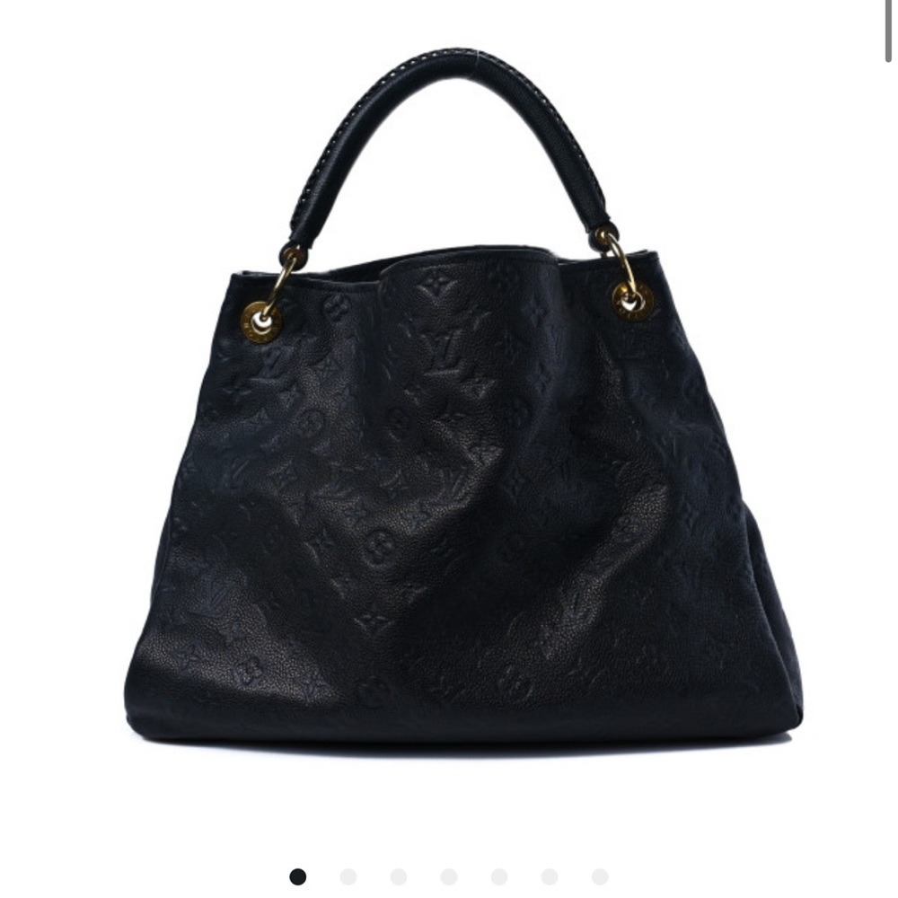 Louis Vuitton bag tote black Monogram Empreinte Artsy MM bag